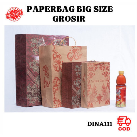 

PAPER BAG JUMBO MOTIF - PAPERBAG JUMBO BATIK - TAS KERTAS XL FOLIO BUKU