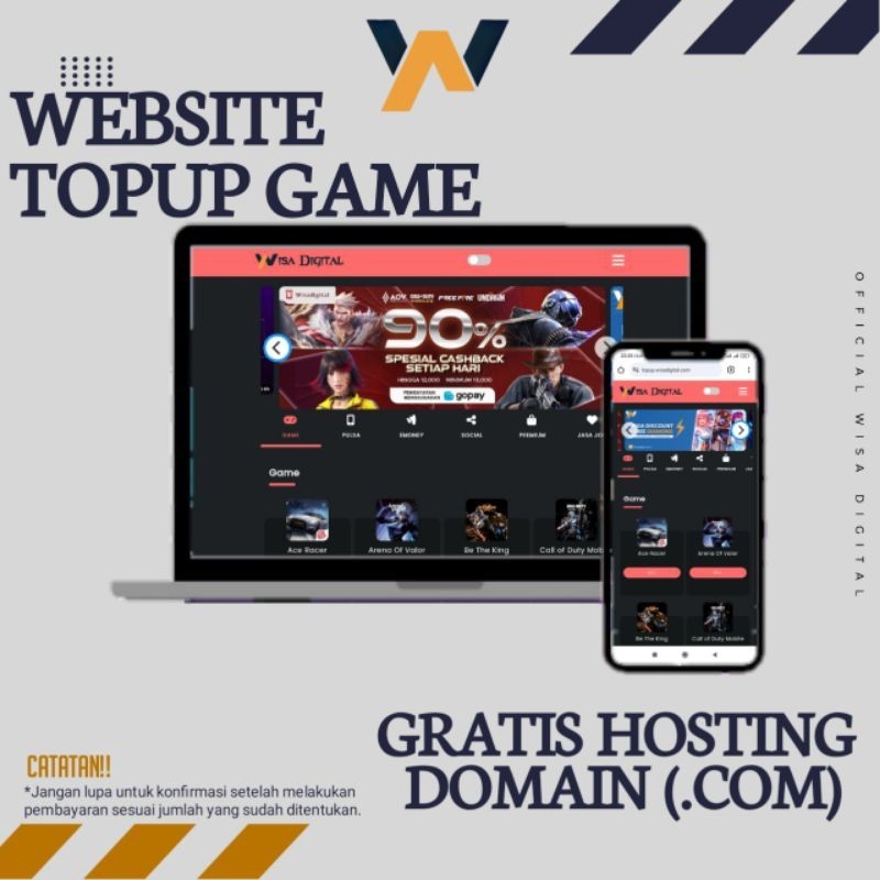 Website Topup Game Otomatis | Source Code PPOB