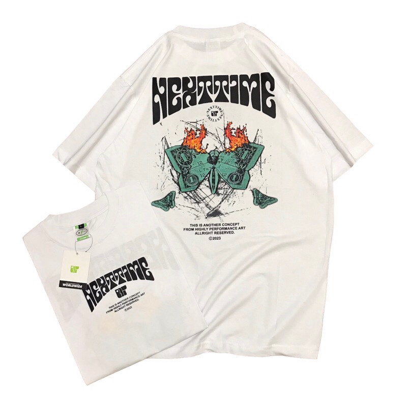 KAOS DISTRO NEXTTIME ORIGINAL KAOS DISTRO PRIA KAOS NEXTTIME KAOS DISTRO UNISEX t-Shirt Nexttime But