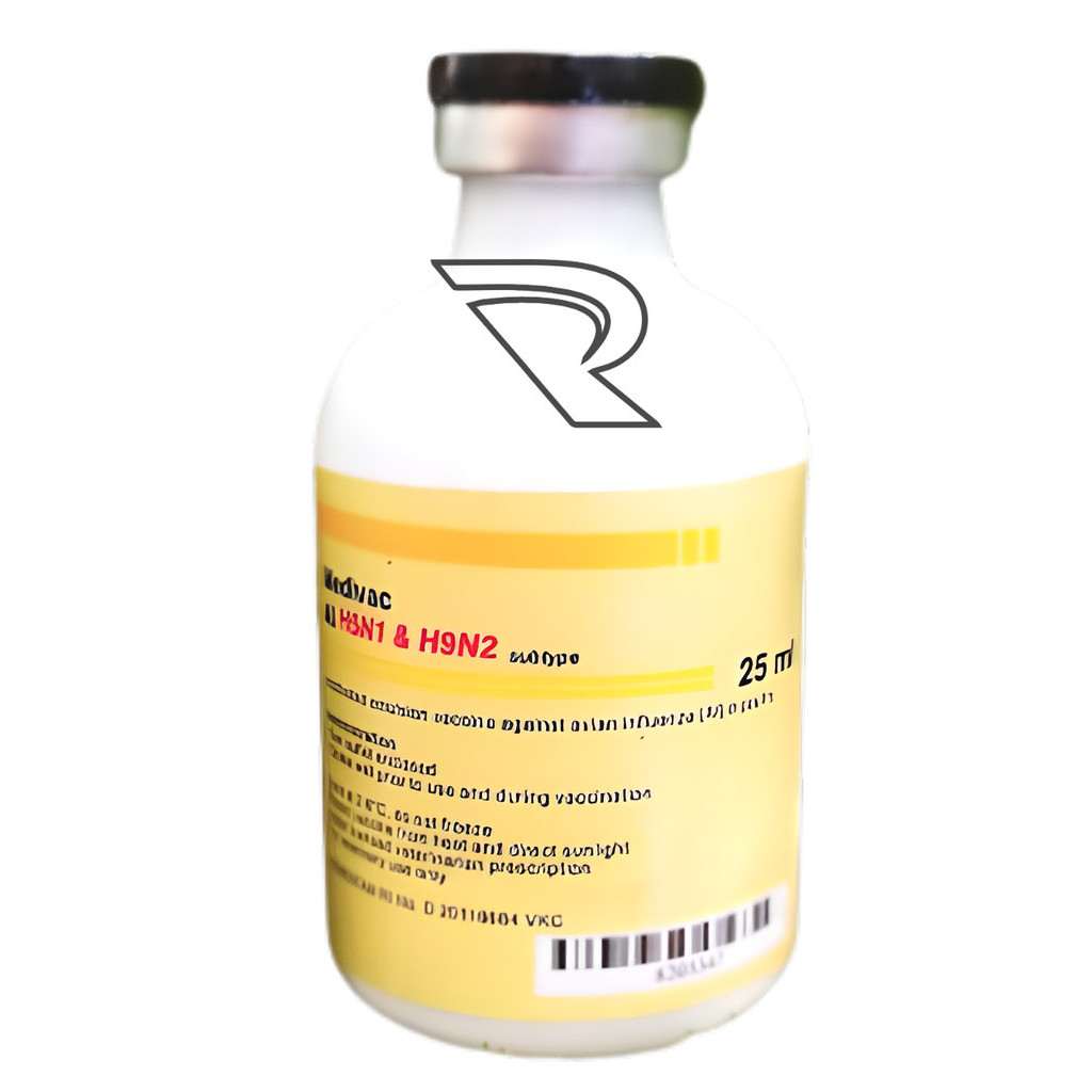 Vaksin Medivac AI T H5N1 & H9N2 Netto 25 ml Dosis 50 Ekor Vaksin Ayam Berkualitas Mencegah Penyakit 