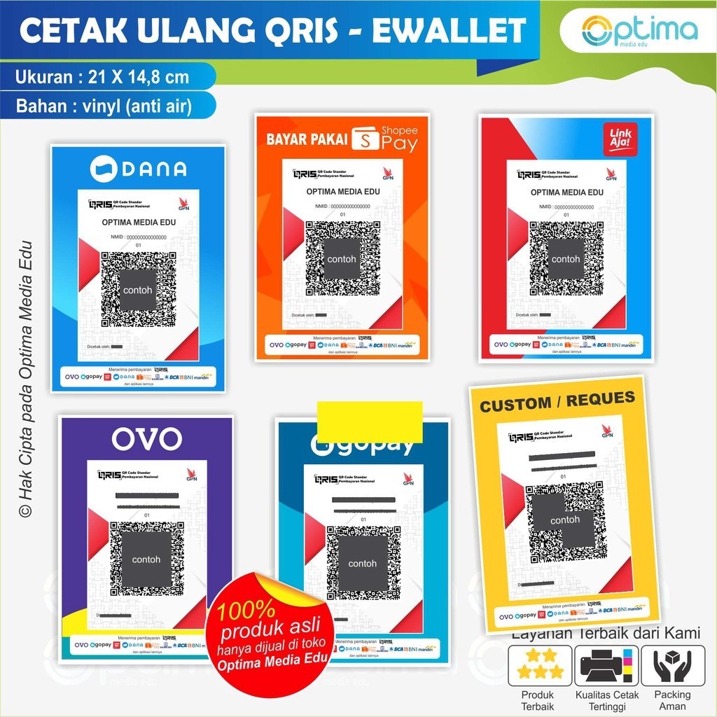 

CETAK ULANG STIKER QRIS