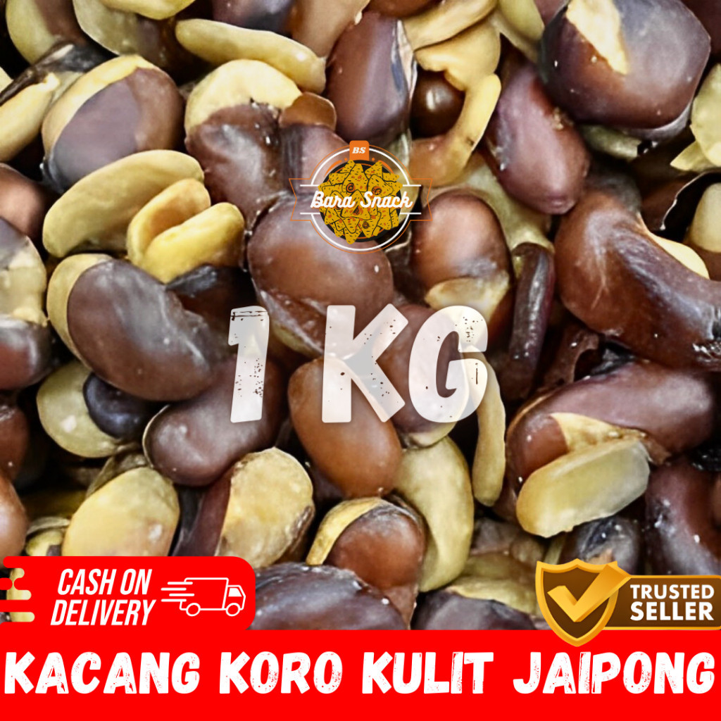 

[ 1KG ] Kacang Koro Kulit Asin Gurih Cap Jaipong / Camilan Snack Kiloan Murah -B
