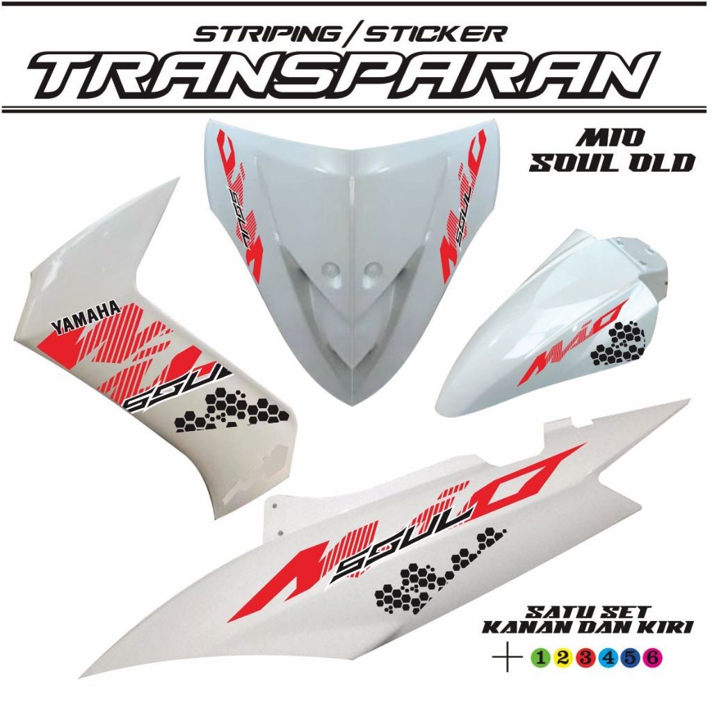 VARIASI striping mio soul old TRANAFARAN VARIASI MOTOE MIO SOUL 115 KARBU STIKER STRIPING MOTIP VARI