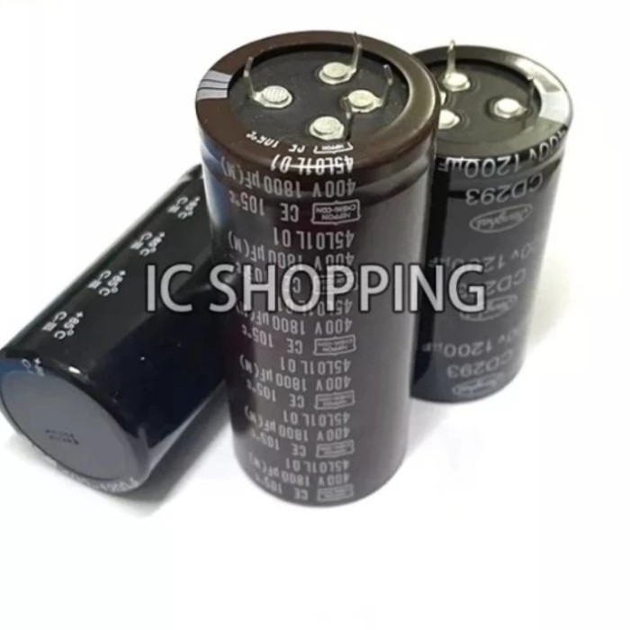 Capasitor kaki 4 dan kaki 2 1000uf 450v Kapasitor Elko 450v 1000uf