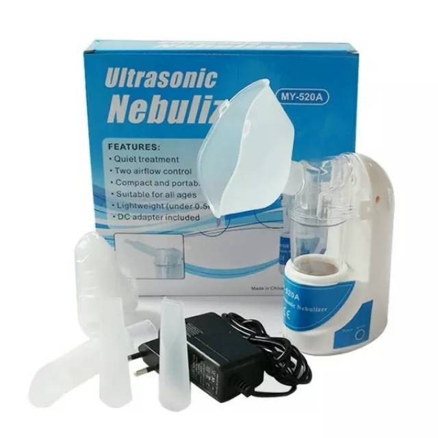 Alat Terapi Kesehatan Bantu Pernapasan Uap Asma Ultrasonic Nebulizer
