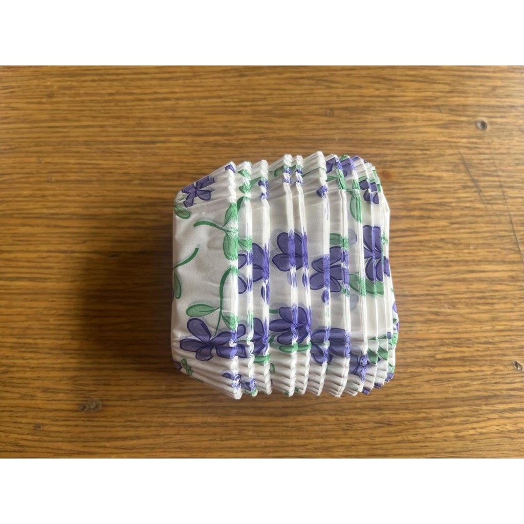 KERTAS ALAS RISOLES / CAKE  CASES OVAL / CUP CAKE RISOL MOTIF