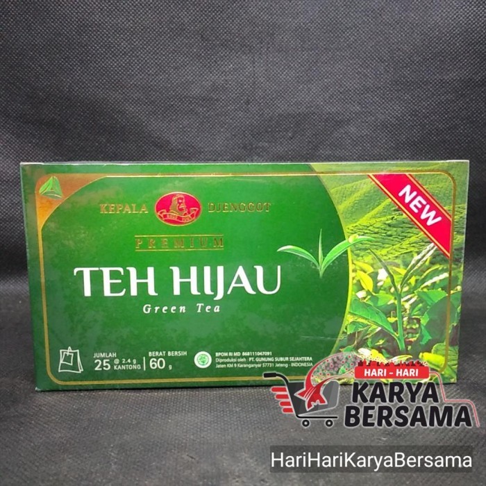 

KEPALA DJENGGOT PREMIUM TEH HIJAU BOX 25'S X 2.4GR
