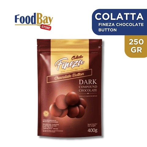 

COLATTA Fineza Chocolate Button/Cokelat Kancing 400 Gr