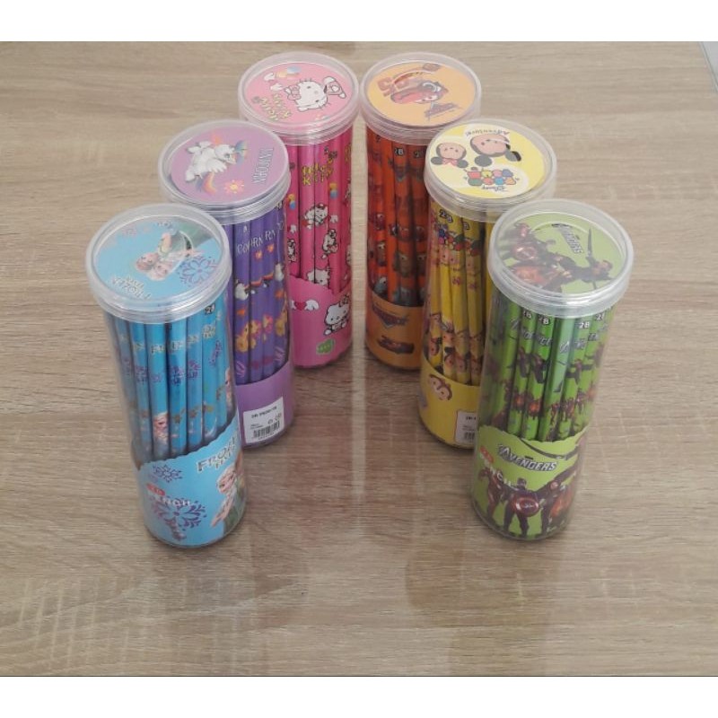 

Pensil Tabung Toples 2B Fancy Disney isi 36pc