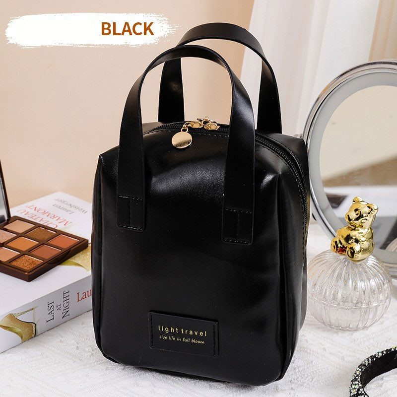 

MagiDeal Tas Kosmetik Make Up Travel Organizer Bag Portable PU Leather - MD-15 TERLARIS