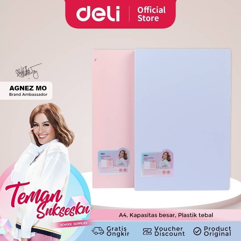 

Deli Display Book 30 Pocket CF996 - Pocket File Deli