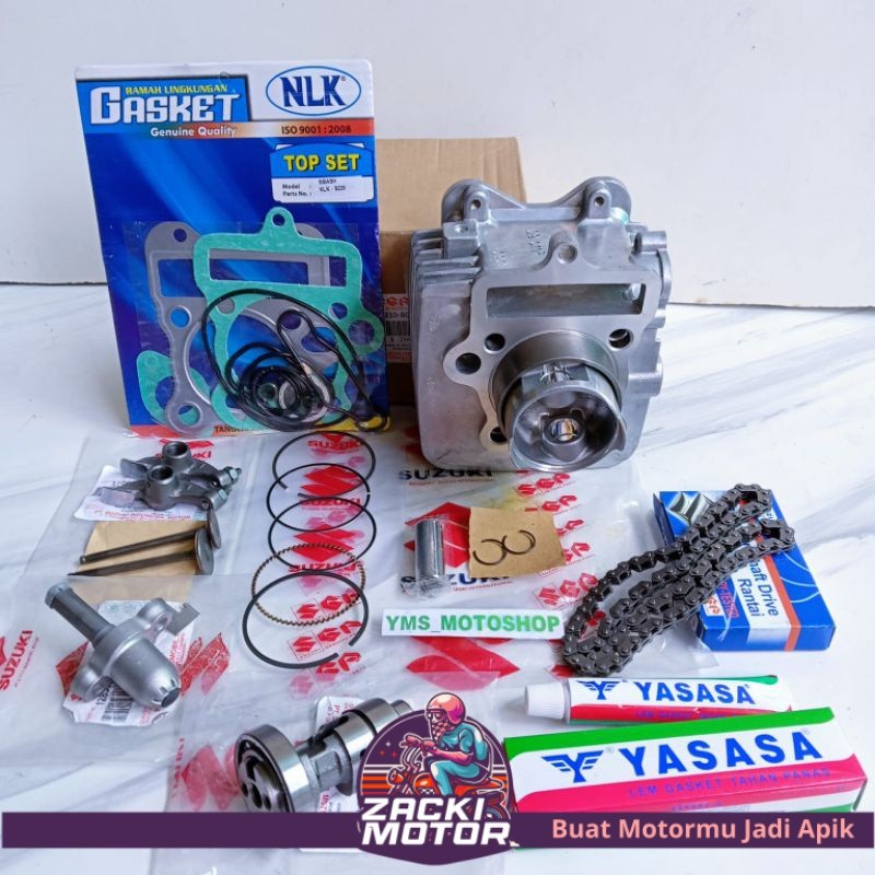Paket Blok Seher Komplit Suzuki Smash 110 New,Smash 110 Old ORI SGP