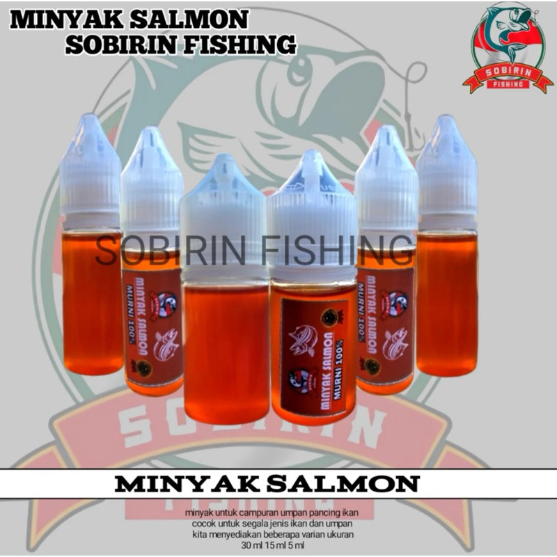 promo Minyak Salmon Murni 30ml Sobirin Fishing