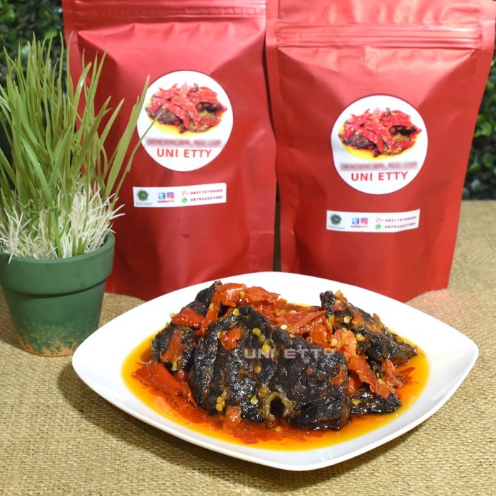 

Dendeng Paru Balado (Basah) - (Cabe Merah) - Merah, PEDAS LVL 1 2402