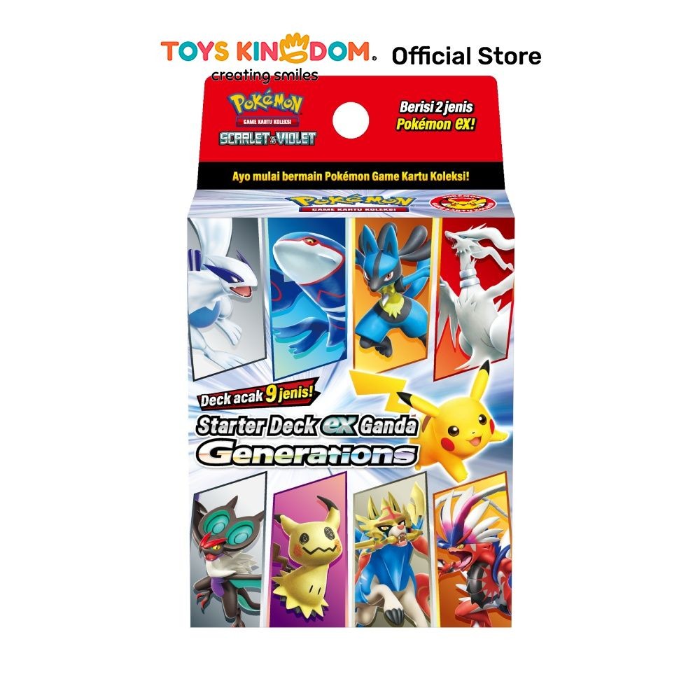 Toys Kingdom Pokemon Kartu Starter Deck Ex Ganda Generations Svm Random kids toy toys pokemon card