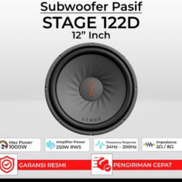 Subwoofer JBL stage 122D 12inch speaker mobil