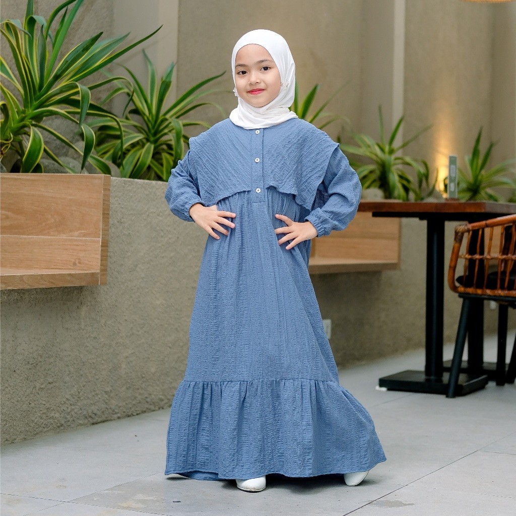 Busana Lebaran Muslim Wanita Dress Gamis Murah Modern / Elhadya Miska Dress | Baju Gamis Anak Peremp