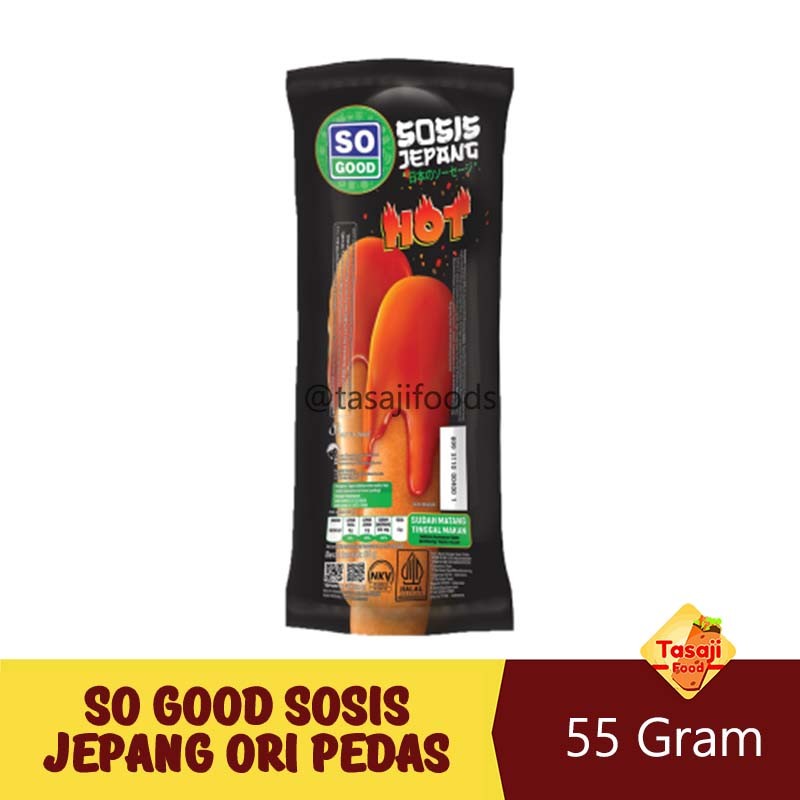 

So Good Sosis Jepang Ori Saus Pedas 55 Gram Grosir