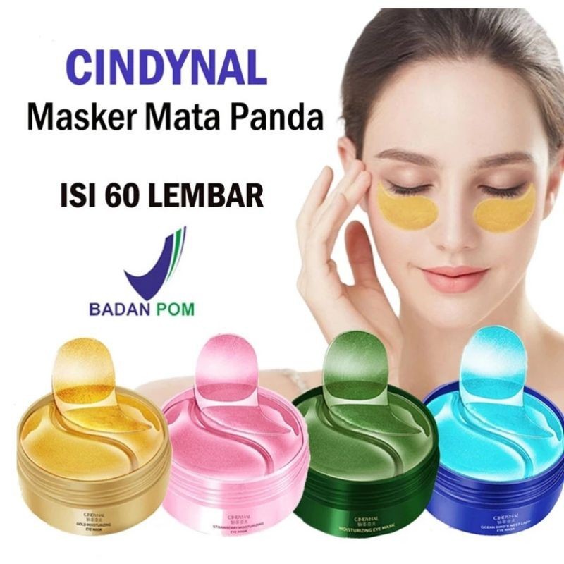 [BPOM] TERMURAH ISI 60 LEMBAR Cindynal Eye Mask Masker Mata Collagen Emas 24k Mata Panda Anti Keruta