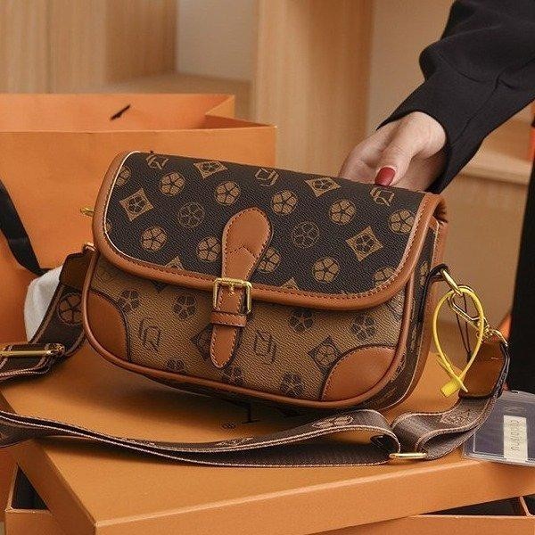 L19 Tas Selempang Wanita Tas Dengan Tali Selempang Kanvas Lebar