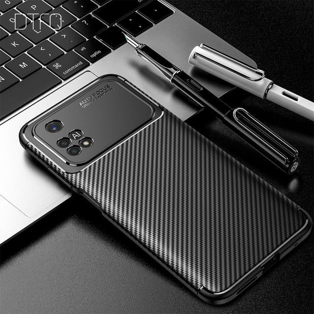 Soft Case Xiaomi Poco M4 Pro 4G | M4 Pro 5G Focus Carbon Premium Ori