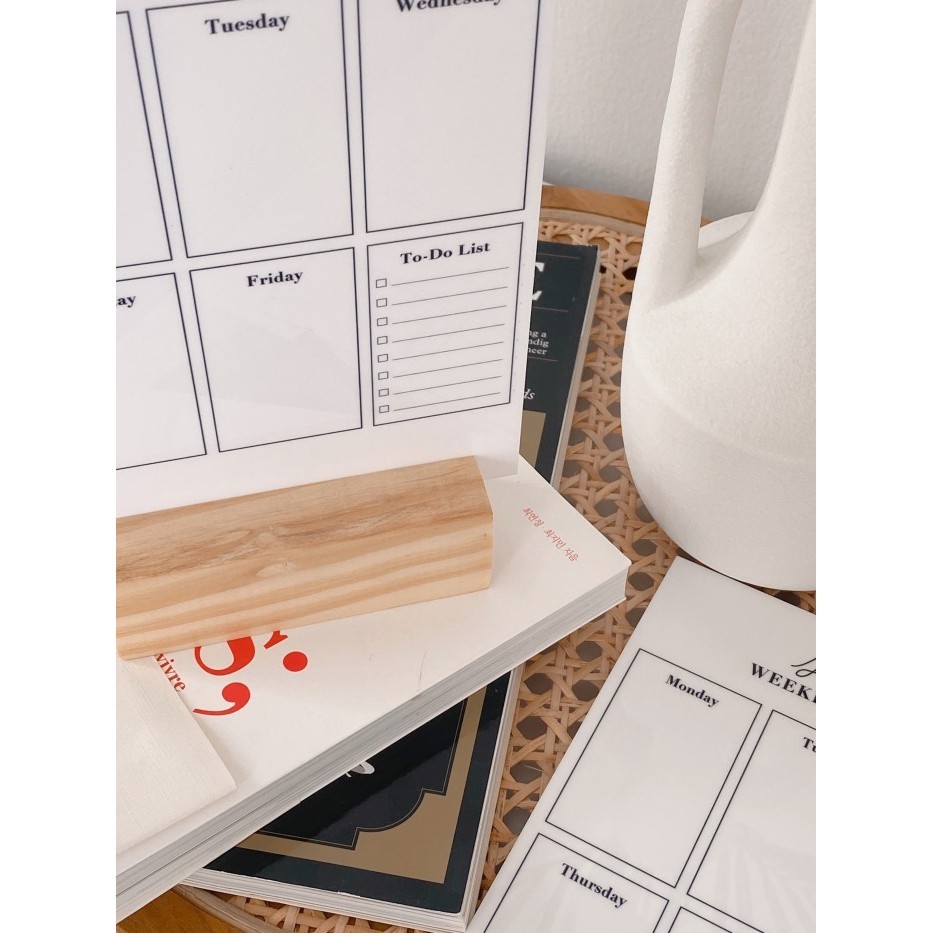 

Acrylic Desk Planner Set