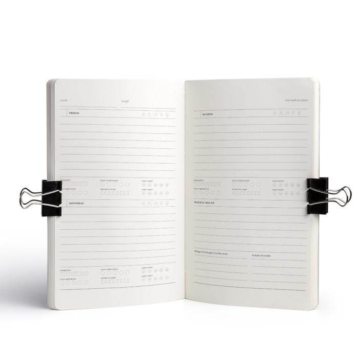 

Papermark A5 Navy Mindful Journal