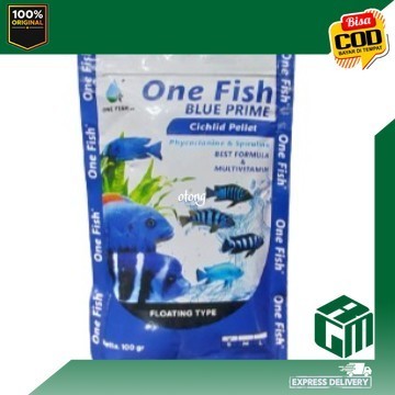 ONE FISH PRIME PAKAN PELET MAKANAN IKAN CICHLID PENCERAH WARNA