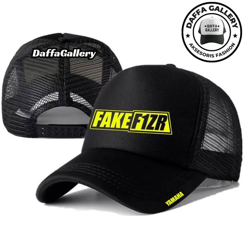 Daffaa Gallery Topi Trucker YAMAHA F1ZR - Topi Distro YAMAHA FIZR Logo - Topi YAMAHA F1ZR Premium - 