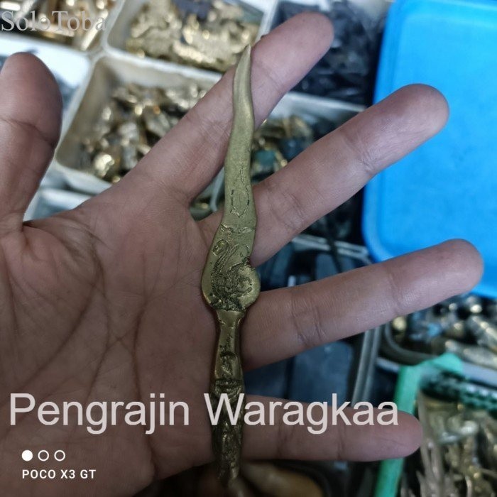 

pusaka tombak klewer pamor kol buntet full kuningan Paling Lengkap PW6544 murah