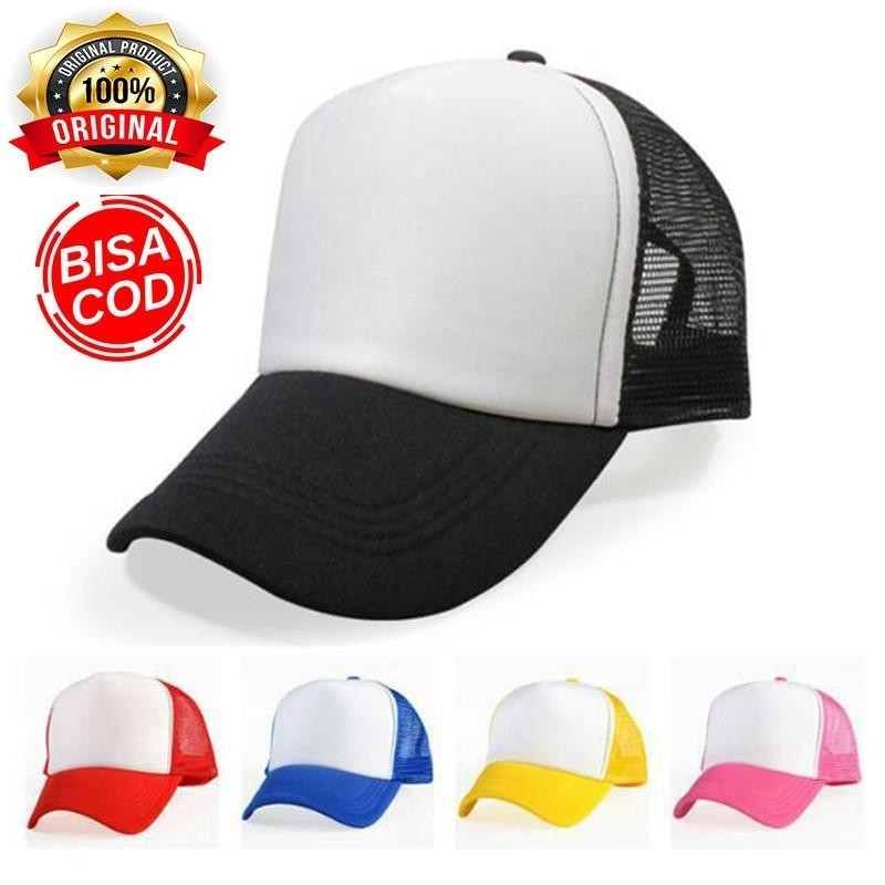 COD Topi Pria Original Distro Branded Keren Dewasa Jaring Tracker Terbaru Promo Terlaris Paling Mura