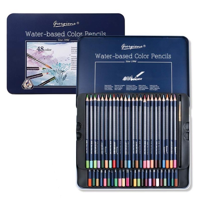

PROMO!! -Smartfish Oil Pensil Warna Dengan Kualitas Tinggi 12/48/72 WaterColor - 12 Warna
