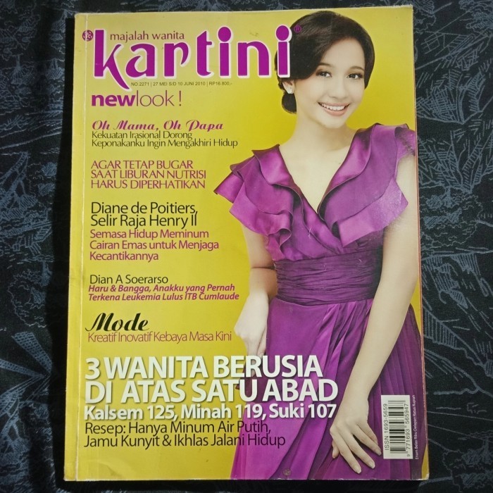 Majalah Kartini No.2271 Juni 2010 Cover Laudya Cynthia Bella