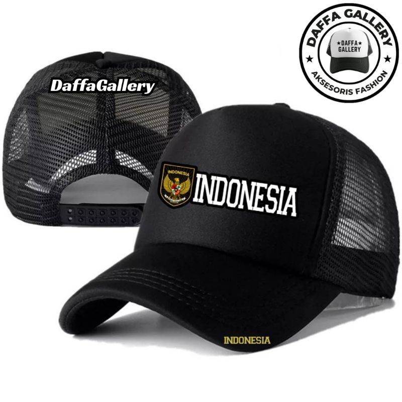 Daffaa Gallery Topi Trucker INDONESIA - Topi Distro INDONESIA Logo - Topi GARUDA INDONESIA Premium -