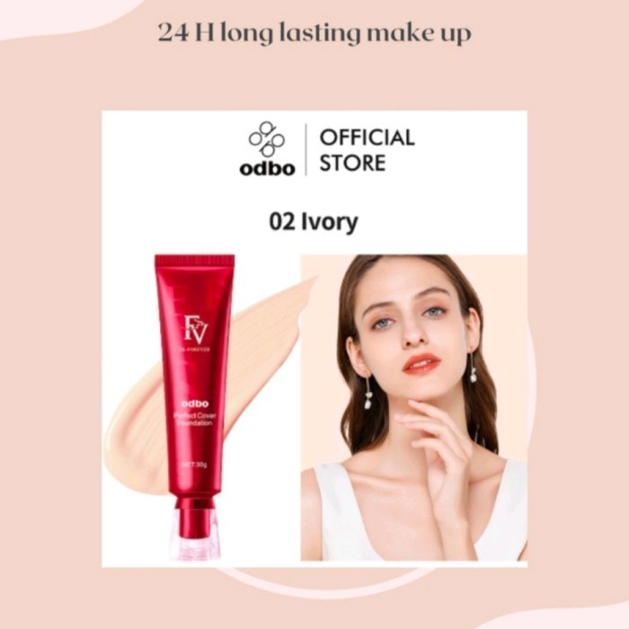 (NEW) -OdbO FV  Cover Foundation 30g /  Perfect Magic - 02. Ivory