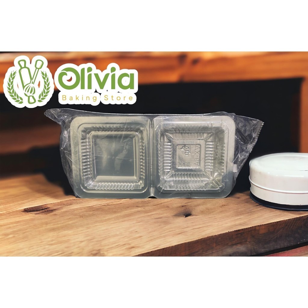 Plastik Mika Kue VX 6A 100 PCS Tebal Kotak