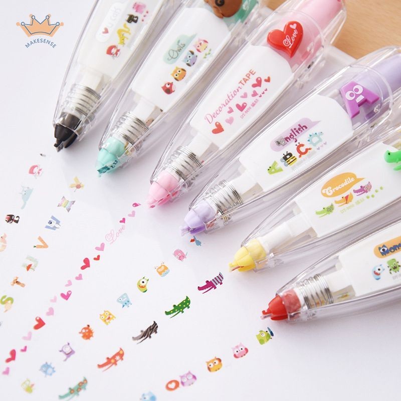 

Pita Koreksi Mini Lucu Korea Lucu Koreksi Kreatif Pita Koreksi DIY Buku Harian Siswa Terintegrasi Portabel Pita MK