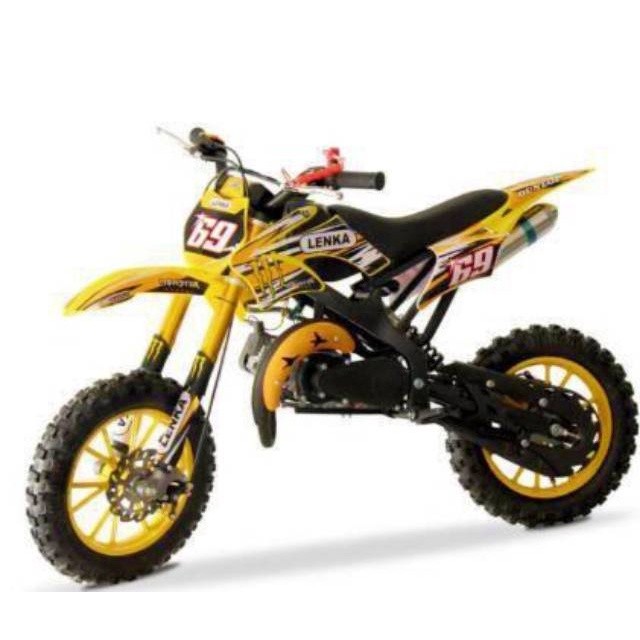 promo diskon 70% Motor trail anak mini 50cc cross lenka 69 motorcros