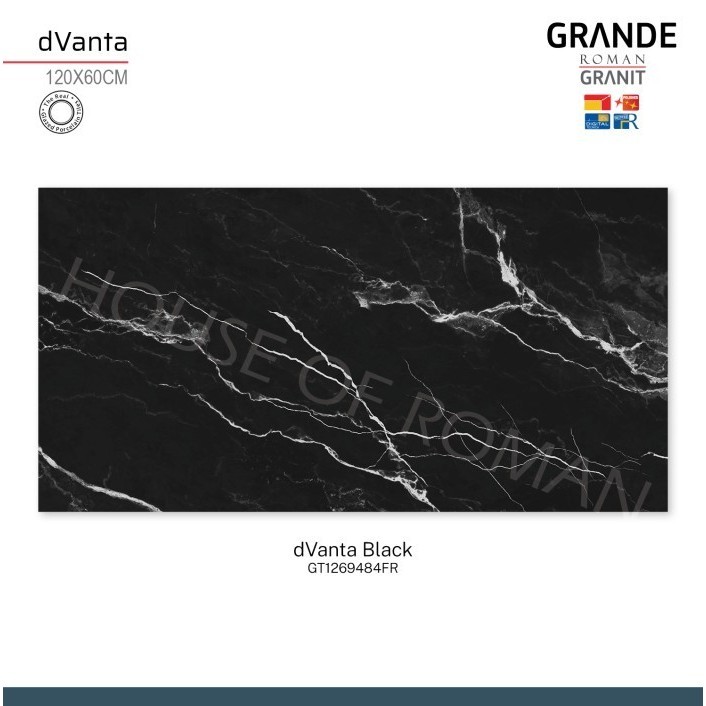 TERLARIS ROMAN GRANIT GRANDE dVanta Black 60 X 120 GT1269484FR