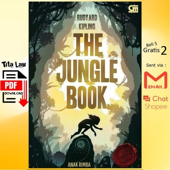 Novel The Jungle Book (Anak Rimbaby Rudyard Kipling
