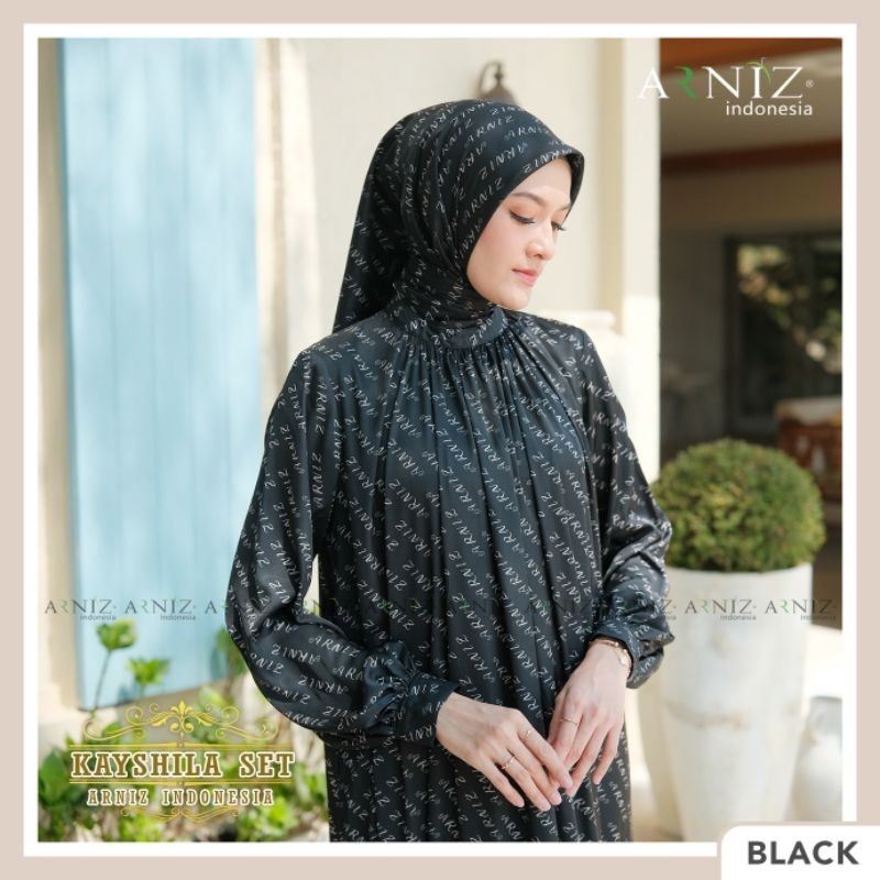 Kayshilla Dress Set Jilbab By Arniz Collection Terbaru