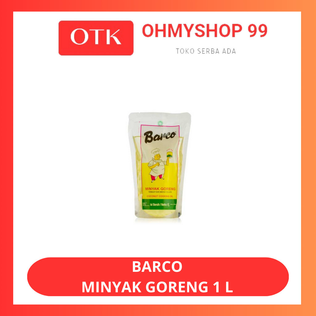 

Barco Minyak Goreng Kelapa 1 Liter