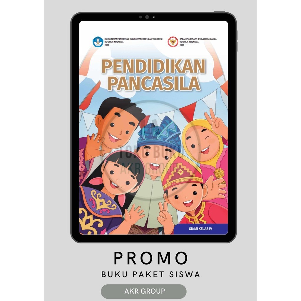 Buku Paket Siswa PPKN Kelas 4 SD Kurikulum Merdeka TERBARU