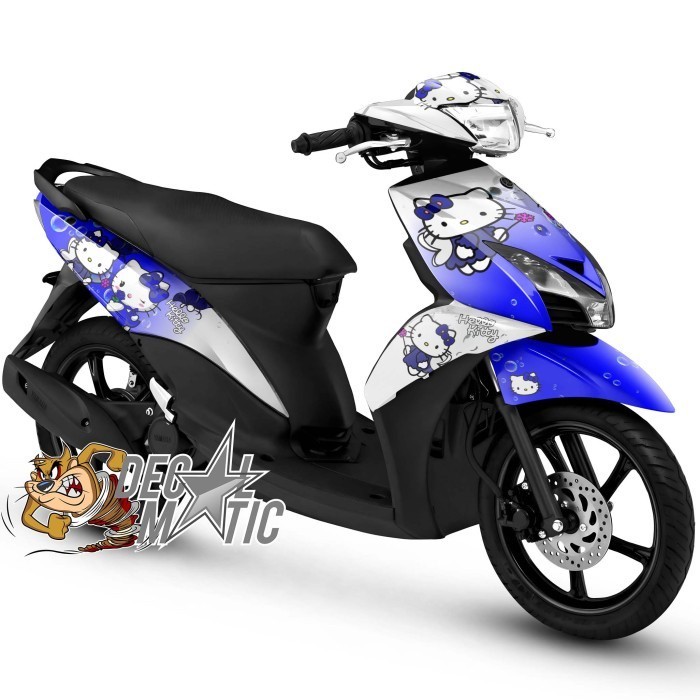 Decal Mio GT Full Body Variasi Stiker Full body Motor J Sticker Mio J/ Mio GT  Hello Kitty 1