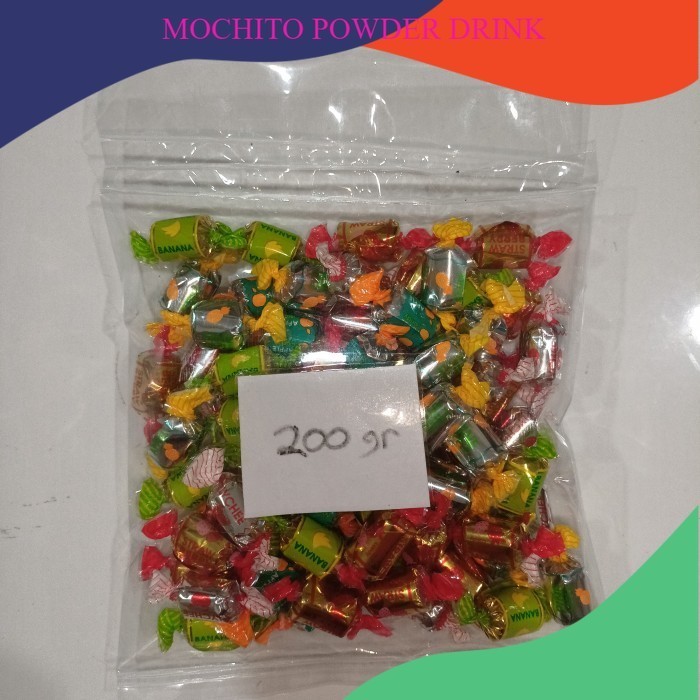 

permen rasa buah 200g/permen rasa buah 200 gram kemasan repack