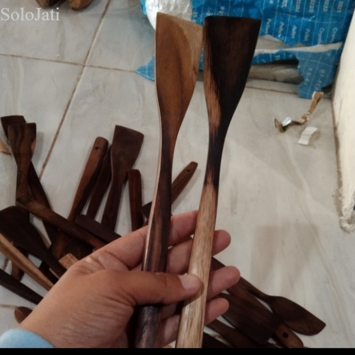 

Sutil Kayu/Sodet Kayu/Spatula/ Sutil Apem P22 - Stil Apem Sono murah