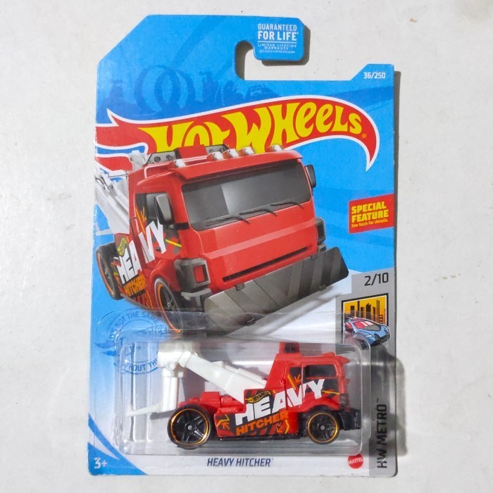 Hot Wheels Heavy Hitcher merah 2021 Truk Derek