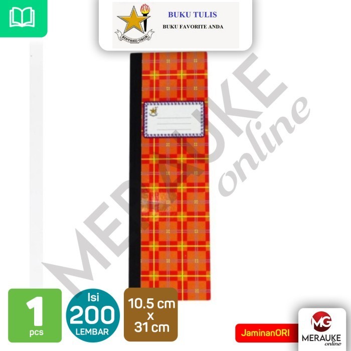 

Buku Hard Cover Bintang Obor Ekspedisi 200 Lembar