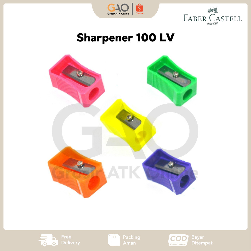 

Sharpener 100 LV Faber-Castell Rautan Faber-Castell 100 LV