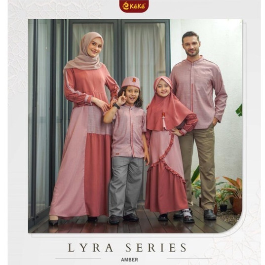 SARIMBIT TERBARU LYRA SERIES Warna AMBER By KEKE / Couple Muslim